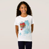 ガールズホッケーハートタトゥー Tシャツ (正面フル)