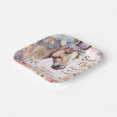 ガールズホースバースデーパーティー紙プレート ペーパープレート (傾斜あり)