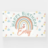 ガールズボホレインボードリームホワイト 横断幕 (横)