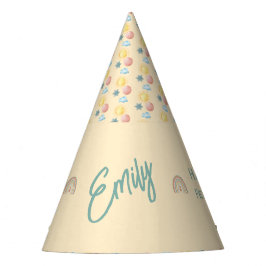 ガールズボホーレインボー誕生日魔法 パーティーハット