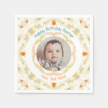 ガールズボーイズ秋秋ハッピーバースデーカスタム写真