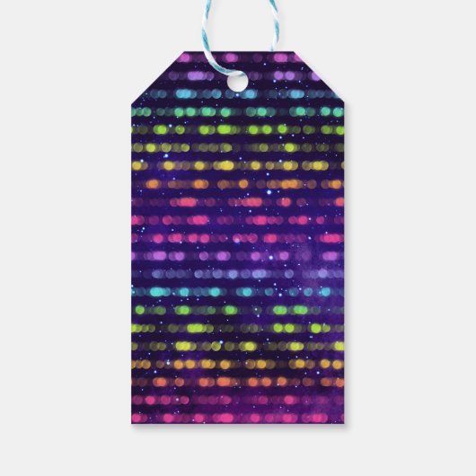 ガールズボーリングバースデーパーティーメッセージカード ギフトタグ (裏面)