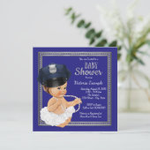 ガールズポリスベビーシャワー招待状 招待状 (スタンド正面)