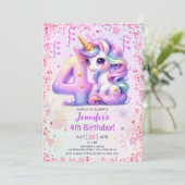 ガールズマジカルユニコーン4th誕生日パーティー 招待状 (スタンド正面)