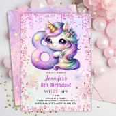 ガールズマジカルユニコーン8thバースデーパーティー 招待状