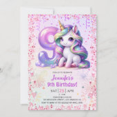 ガールズマジカルユニコーン9thバースデーパーティー 招待状 (正面)