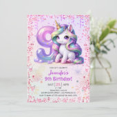 ガールズマジカルユニコーン9thバースデーパーティー 招待状 (スタンド正面)
