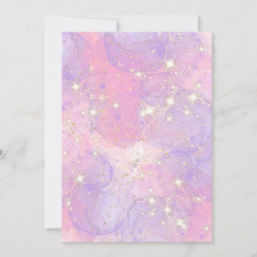 ガールズマジカルユニコーン9thバースデーパーティー 招待状 (裏面)