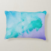 ガールズマーメイドクパーソナライズされたッション アクセントクッション (裏面)