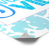 ガールズマーメイド誕生日 パーソナライズされた ポスター (角)