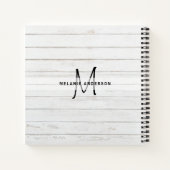 ガールズモノグラムやる気を起こさせるジャーナル勇気付けられる ノートブック (裏面)