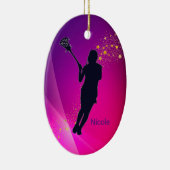 ガールズラクロスオーナメント セラミックオーナメント (右)