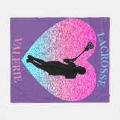 ガールズラクロスフリースブランケット フリースブランケット (正面(横))