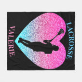 ガールズラクロスフリースブランケット フリースブランケット (正面(横))