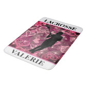 ガールズラクロスフローティングバラハート バスマット (アングル)