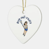 ガールズラクロスブルー セラミックオーナメント (左)