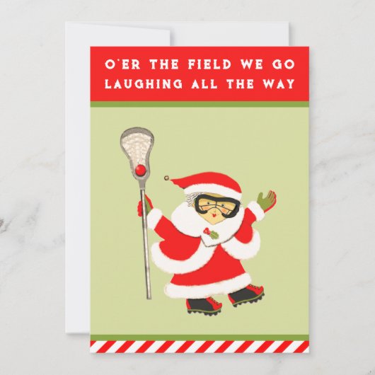 ガールズラクロスホリデーカード シーズンカード (正面)