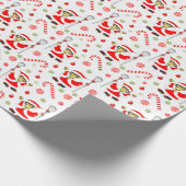 ガールズラクロスホリデーギフト ラッピングペーパー (角)