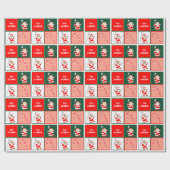 ガールズラクロスホリデーギフト ラッピングペーパー (フラット)