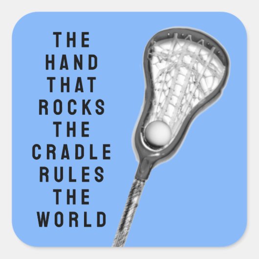 ガールズラクロス引用文 スクエアシール (正面)