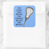 ガールズラクロス引用文 スクエアシール (バッグ)