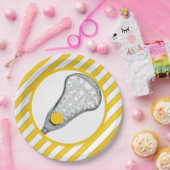 ガールズラクロス ペーパープレート (パーティー)