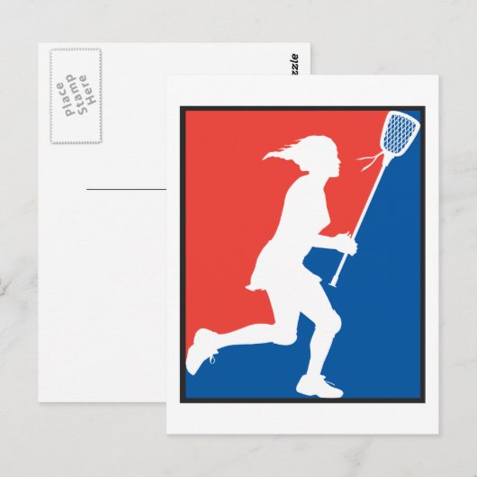 ガールズラクロス ポストカード (正面/裏面)