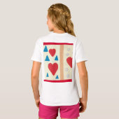 ガールズラッフルTシャツ Tシャツ (裏面フル)