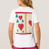 ガールズラッフルTシャツ Tシャツ (裏面)