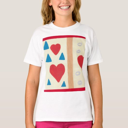 ガールズラッフルTシャツ Tシャツ (正面)