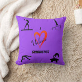 ガールズラブジムティクスパープル装飾用クッション クッション (ブランケット)