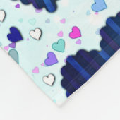 ガールズラブジムティックスハートフリースブランケット フリースブランケット (角)