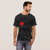 ガールズラブマイスワッグ Tシャツ (正面フル)
