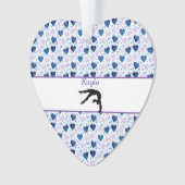 ガールズラブ体操ハートアクリルオーナメント オーナメント (正面)