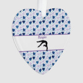 ガールズラブ体操ハートアクリルオーナメント オーナメント (正面)