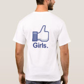 ガールズラブ Tシャツ (裏面)