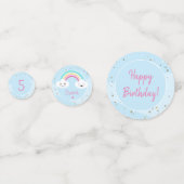 ガールズラマコーンユニコーンハッピーバースデーパーティー コンフェッティ (正面)