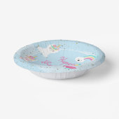 ガールズラマコーンユニコーンハッピーバースデー ペーパーボウル (傾斜あり)