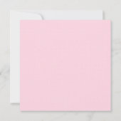 ガールズリトルカンプキンベビーシャワー招待状 招待状 (裏面)