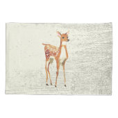 ガールズルーパーソナライズされたムディアウッドテクスチャ 枕カバー (裏面)