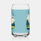 ガールズルールザコースレトロゴルフイラストレーション ガラス缶 (左)