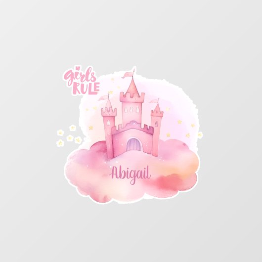 ガールズルールパレスカスタマイズ可能ポートレート ウィンドウサイン (シート)