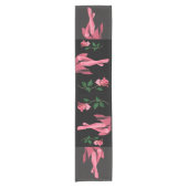 ガールズレッグ&ピンクローゼテーブルランナー ショートテーブルランナー (正面)