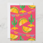 ガールズレッツタコバウンアパーティー誕生日招待状 招待状 (裏面)