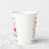 ガールズレッツポーティパーティーレディードッグス誕生日 紙コップ (右)