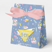 ガールズレトロパープルユニコーン誕生日 フェイバーボックス (正面サイド)