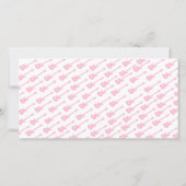 ガールズロックコンサートチケット誕生日招待状 (裏面)