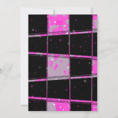 ガールズロックスターバースデーパーティ招待状 招待状 (裏面)