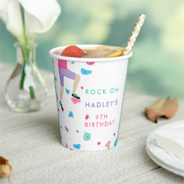ガールズロック登山誕生日パーティー 紙コップ