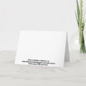 ガールズロック誕生日カード カード (裏面)